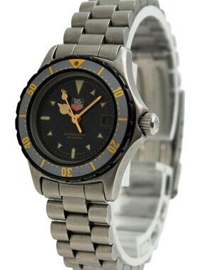 Tag Heuer 26mm Ladies 2000 Series Blue Moon Dust Dial Swiss Watch! Ref: 972.608!
